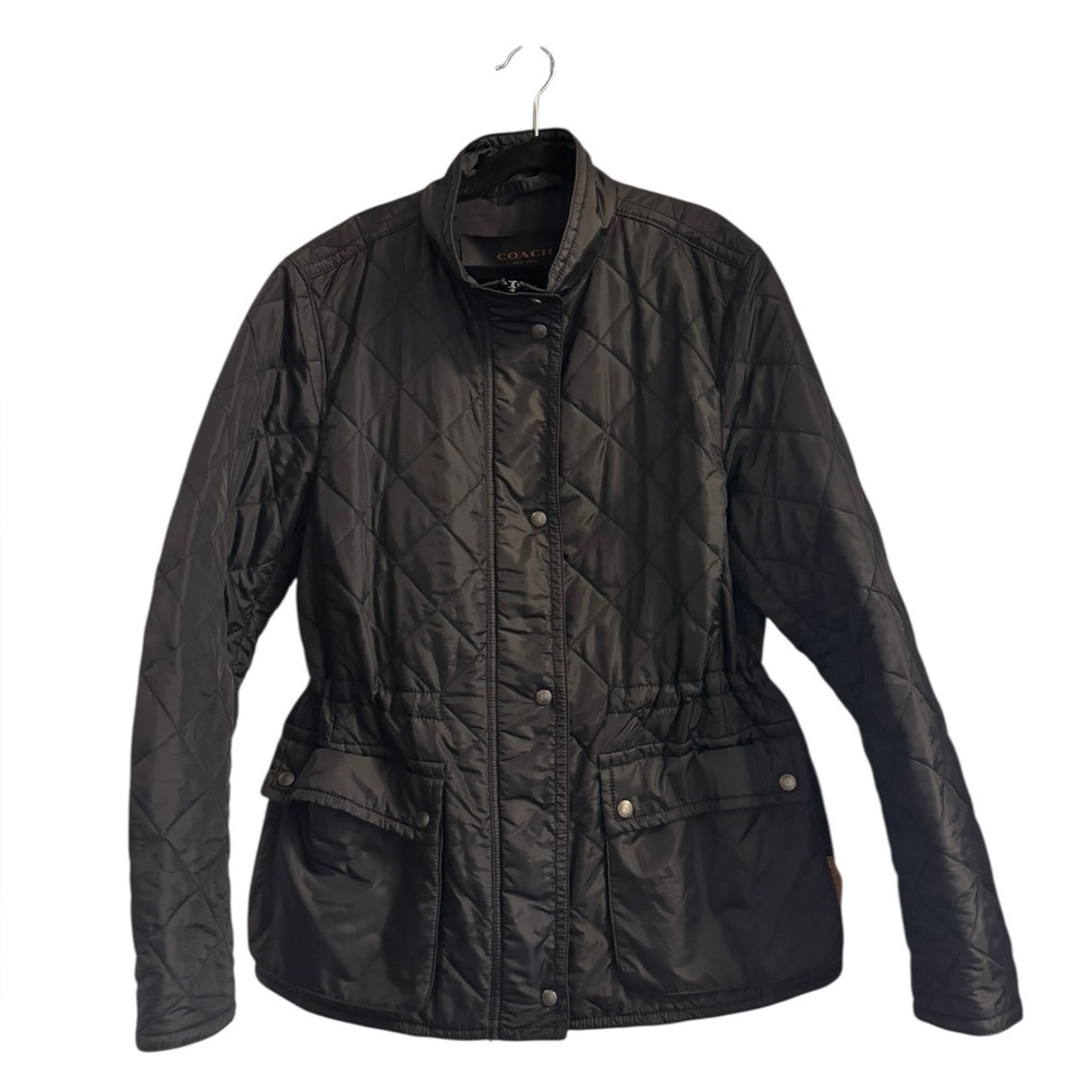 Coach Black Quilted Light Street Jacket - Picture 2 of 10